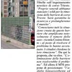 Rimozione Barriere Anti Rumore in Corso Trieste